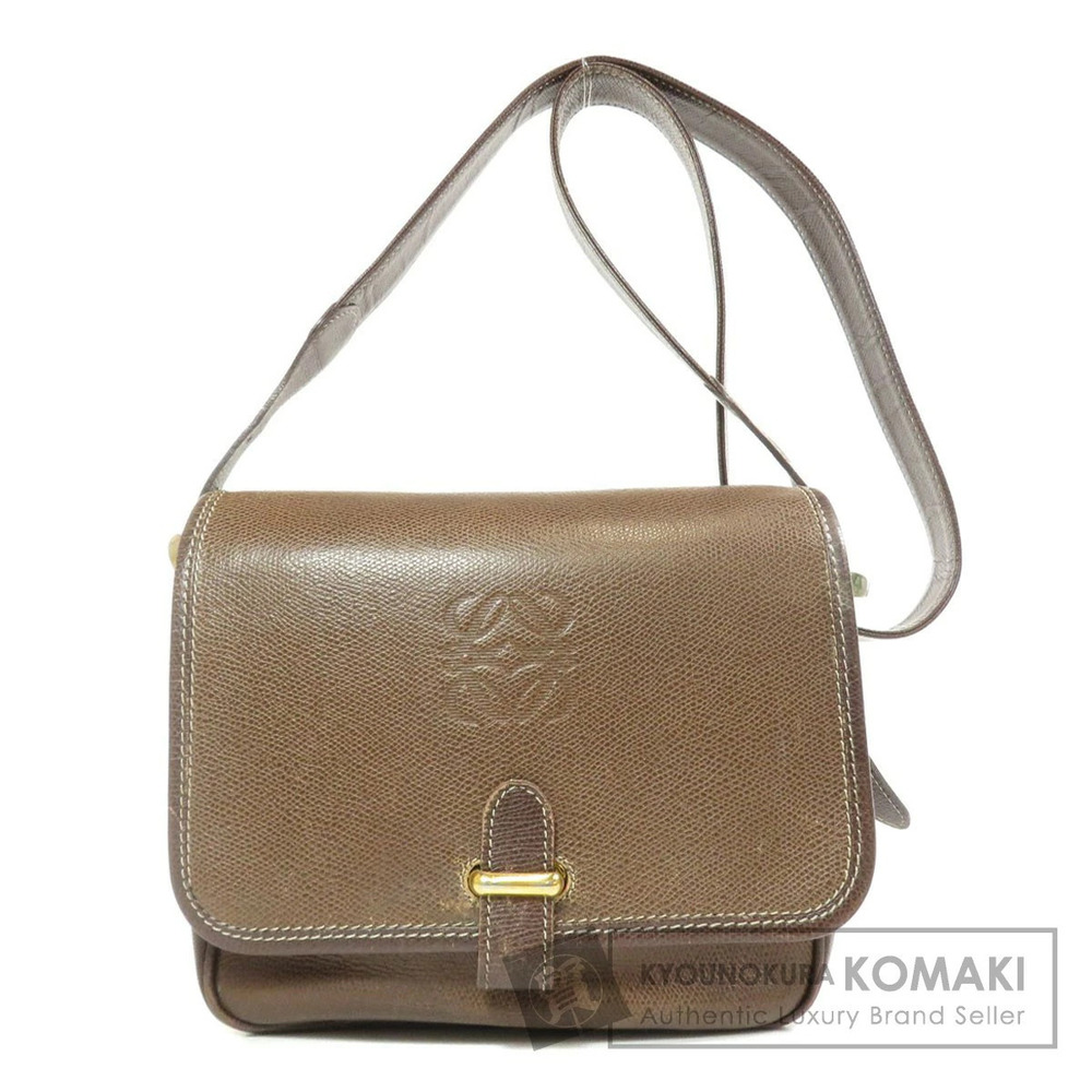 Loewe logo motif shoulder bag calfskin